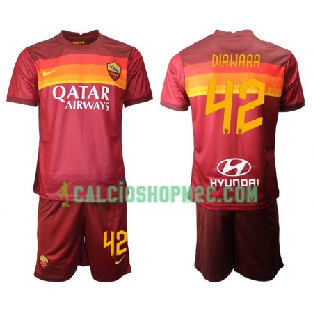 AS Roma Amadou Diawara 42 Bambino Maglia Prima 2020/2021 Manica Corta (+ Pantaloncini)